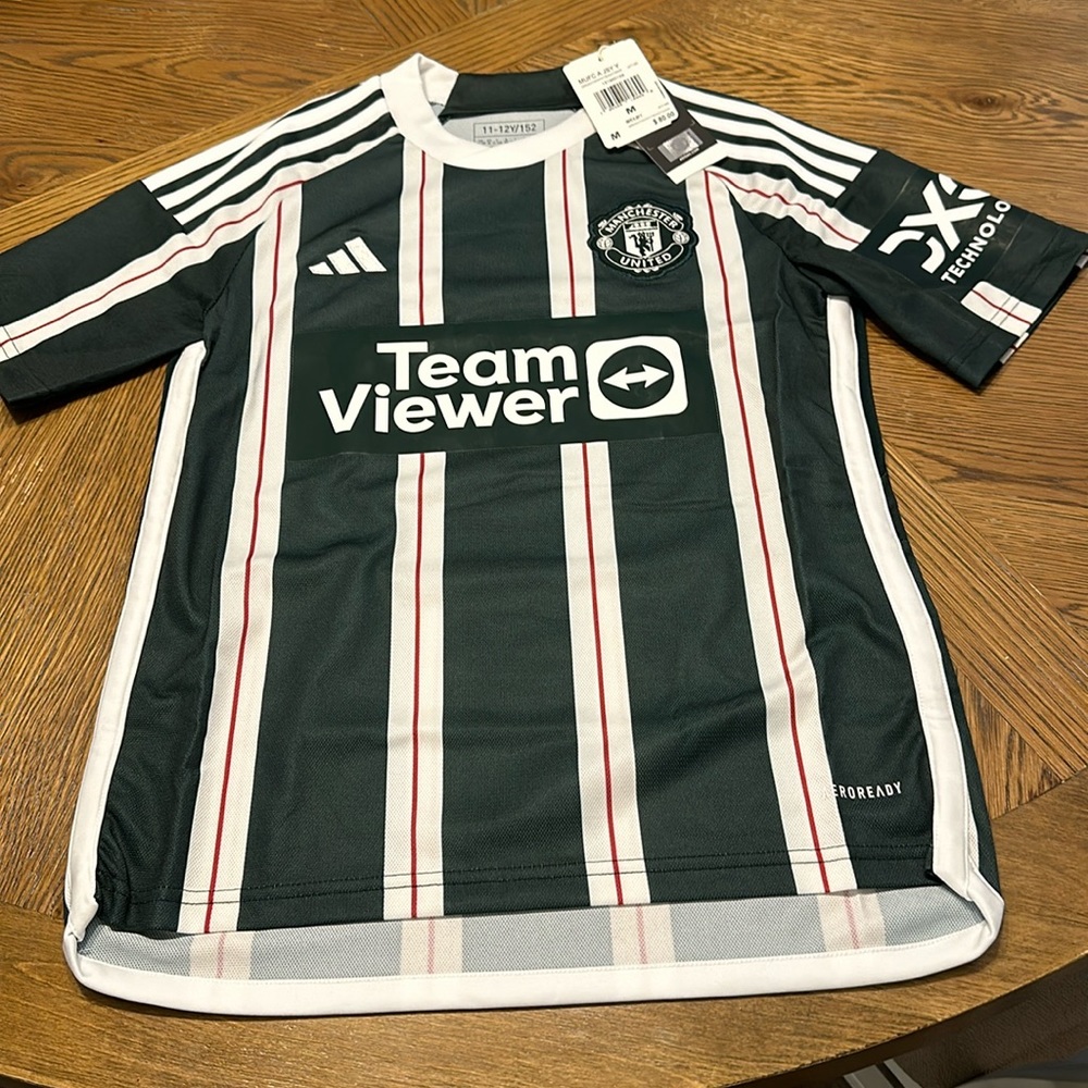 Kid's Replica adidas Manchester United Away Jersey 23/24